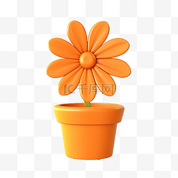 背景花盆图片_3D 插图花盆可用于网络应用程序信