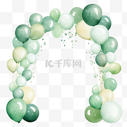 气球氛围装饰图片_3d气球氛围元素立体免抠图案