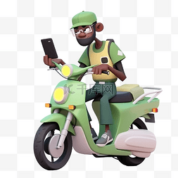 安全摩托车图片_ojek 司机旁边有一辆摩托车和一部
