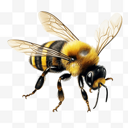 大黄蜂昆虫颜色png插图