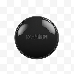圆形聊天气泡图片_黑色圆形对话框气泡 3d 渲染
