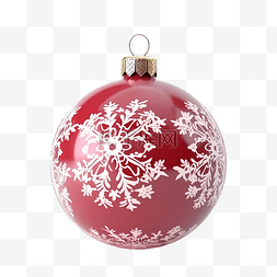 红色圣诞球背景图片_圣诞节庆祝活动的白色图案的红色