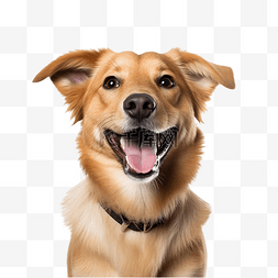 狗微笑是因为他很高兴