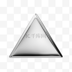 银色三角形徽章