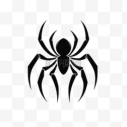 蜘蛛插图图片_蜘蛛黑色png插图