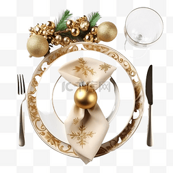 圣诞散花图片_美丽的节日餐桌布置，适合在家享