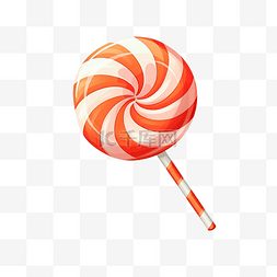 糖果棒棒糖矢量图片_矢量分离万圣节元素彩色条纹糖果