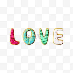 彩色糖果字母图片_爱情字母饼干彩色甜点
