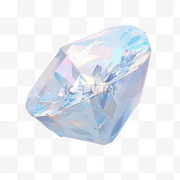 闪亮合成锆石图片_3d 钻石蓝色