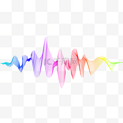 震动软垫图片_声音均衡器光效波浪彩色