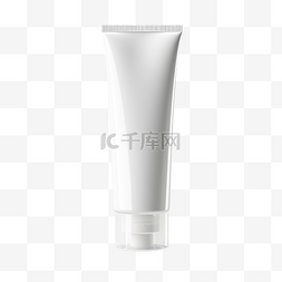 ad钙包装图片_空白白色塑料化妆品管