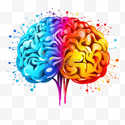 大脑符号颜色