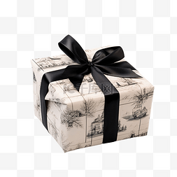 x mas 礼物用带有圣诞图案的纸包裹