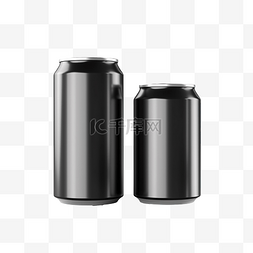 啤酒车图片_现实罐黑色用于模拟苏打水可以模