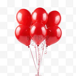 红心气球图片_红心气球生日派对