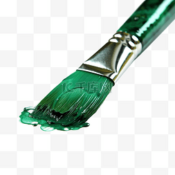 绿色酒精墨水画笔