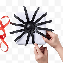 和黑盒子图片_一步一步包装万圣节礼物