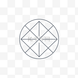 线条格式图片_轮廓格式三角形符号的线条图标设