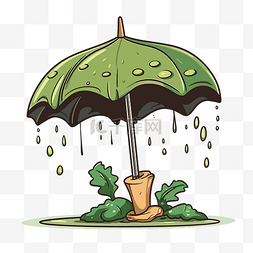 unbrella 剪贴画 卡通雨伞 向量