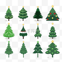 活动绿图片_一套可爱的圣诞树教育工作表，供