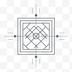 线形形状图片_印度正方形的线形图像，其中线条