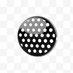圆点徽章加密 3d 渲染