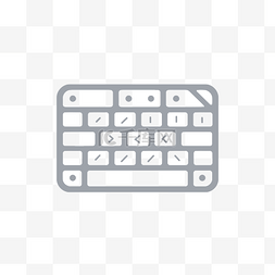 白色的键盘图片_键盘 键盘 图标 向量