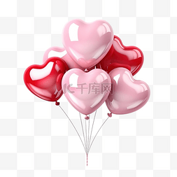 气球情人节充满剪贴画爱