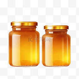自然真实图片_优质蜂蜜装在罐子里真实的物体插