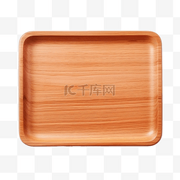 日式木托盘图片_隔离的空矩形木板或托盘
