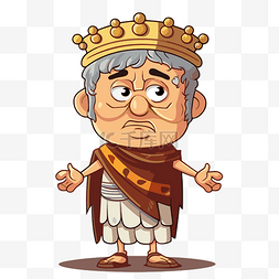 老人与图片_罗马皇帝剪贴画卡通希腊老人与他