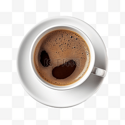 咖啡熱氣psd图片_三角杯上的咖啡