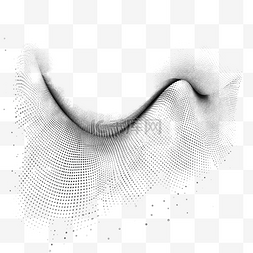 背景流光图片_点状波浪图案