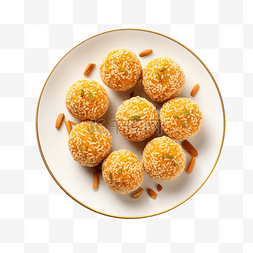 自制的 motichoor laddoo