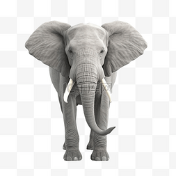 3d动物玩具图片_大象 3d 插图