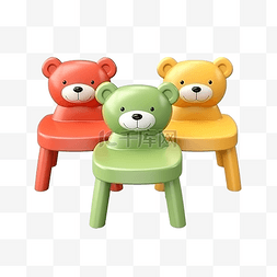 可爱的椅子玩具