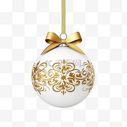 冬季圣诞球图片_圣诞销售标志与金色装饰圣诞球