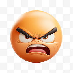 愤怒的脸表情符号