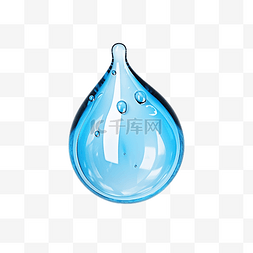 藍色的水滴