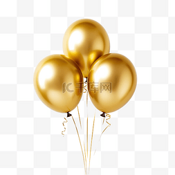 金色派对背景图片_金色派对气球
