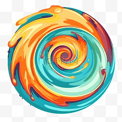 彩色漩涡图片_漩涡剪贴画彩色漩涡模糊漩涡标志