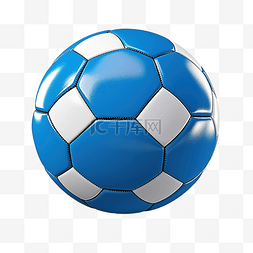 蓝色足球