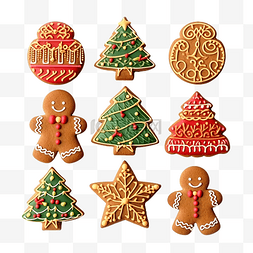 从厨房图片_孩子们将从圣诞饼干上切出特殊形