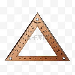 三角尺白色图片_3d 渲染三角尺隔离对教育学习知识