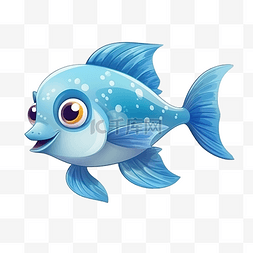 蓝色鱼图片_鱼是海洋动物