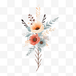 箭头和花朵颜色png插图