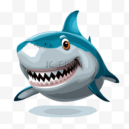 鲨鱼脸 向量