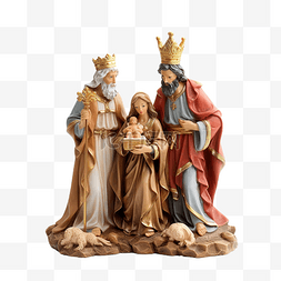 老人智者图片_圣诞节场景 耶稣圣婴与三位智者