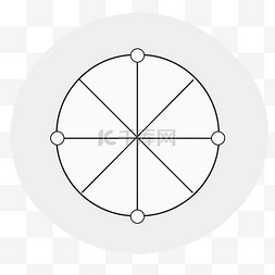 数学正方形的设计以单个圆圈符号