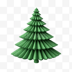 圣诞松树 3d 模型